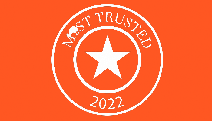 Most Trusted Business Awards winner