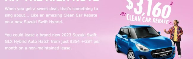 Suzuki Swift GLX Hybrid promo