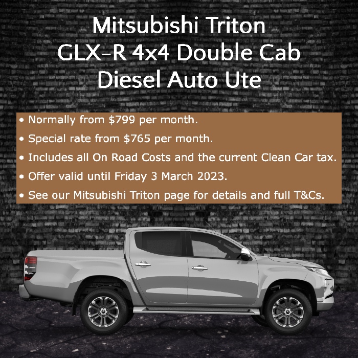 Mitsubishi Triton ute deal