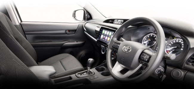 Toyota Hilux PreRunner 2023 Monthly Payment Plan - interior view of ute.