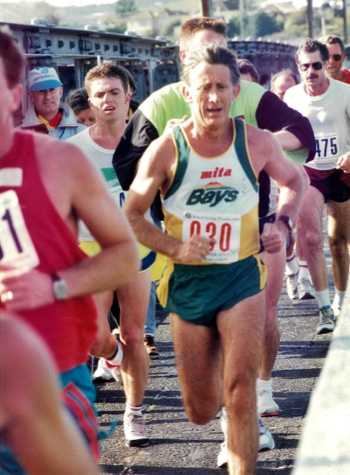 Marathon man Laurie Brown-Haysom in his younger years.