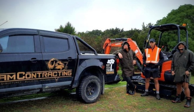 Ram Contracting's ute leased from Driveline.