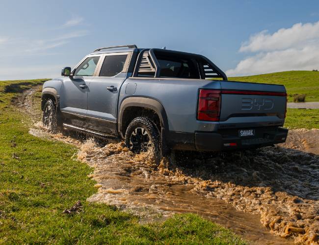 BYD Shark ute handles "normal" off-road duty very well.